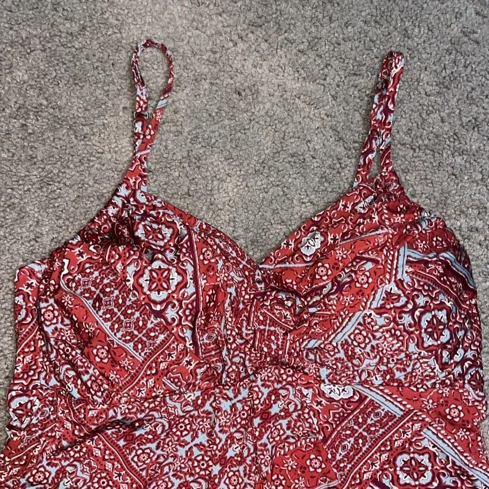 Garnet‎ Hill Ruched Overlay One Piece Swimsuit 12